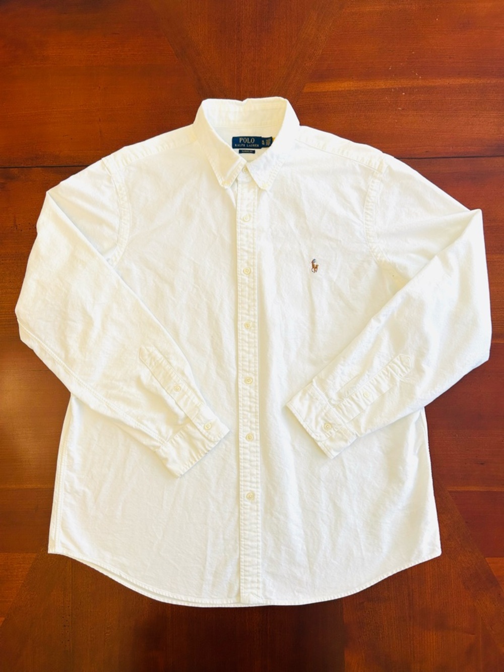 Polo Ralph Lauren Classic Fit Cotton Oxford Shirt - Picture 13 of 14